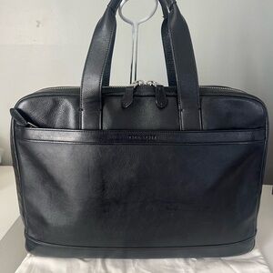 Coach Black Leather Briefcase